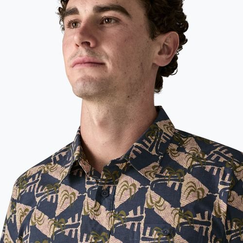 Pánska košeľa Patagonia Go To jaguar geo/dolomite blue