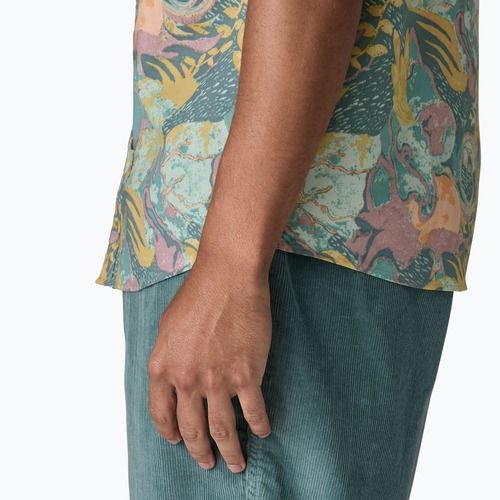 Pánska košeľa Patagonia Go To moon tripper/blue sage