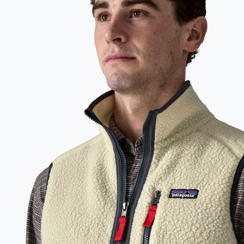 Pánska vesta Patagonia Retro Pile Fleece pelican w/smolder blue