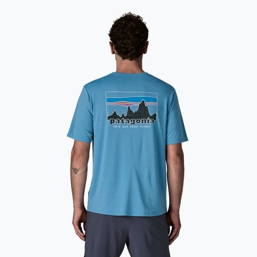 Pánske tričko Patagonia Capilene Cool Daily - '73 Skyline shore blue/light shore blue x-dye