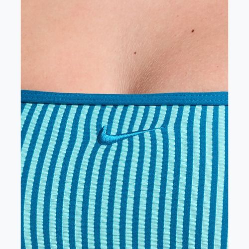 Vrchný diel plaviek Nike Ripple Texture Bralette Classic Bikini bleached turquoise