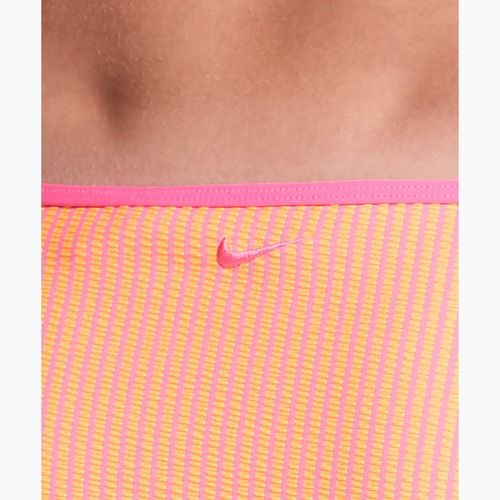 Spodný diel plaviek Nike Ripple Texture Hipster Bikini pink glow
