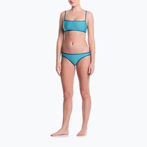 Spodný diel plaviek Nike Ripple Texture Hipster Bikini bleached turquoise