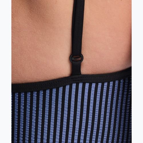 Dámske jednodielne plavky Nike Ocean Bound Ripple Texture Square Neck slate