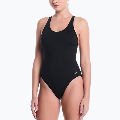 Dámske jednodielne plavky Nike Essential Scoop Neck black