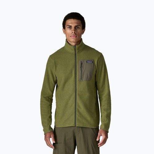 Pánska trekingová mikina Patagonia R1 Air caper green