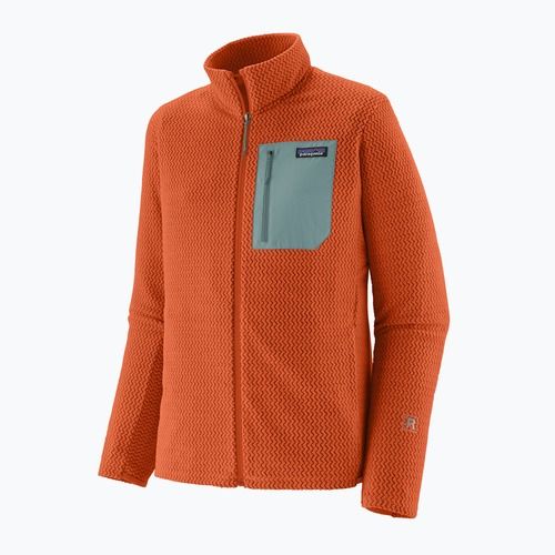 Pánska trekingová mikina Patagonia R1 Air coal orange