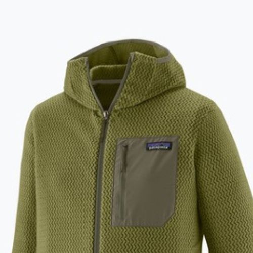 Pánska trekingová mikina Patagonia R1 Air Full Zip Hoody caper green