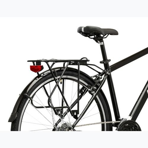 Pánsky trekingový bicykel KROSS Trans 1.0 black/silver/gloss