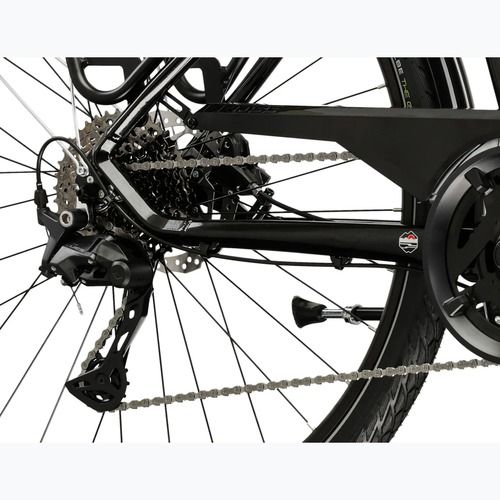 Pánsky trekingový bicykel KROSS Trans 7.0 black/silver/gloss