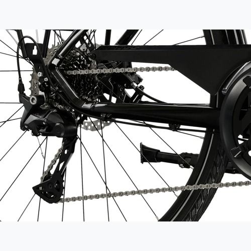 Pánsky trekingový bicykel KROSS Trans 7.0 Bg black/grey/gloss