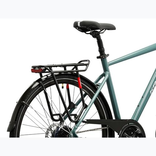 Pánsky trekingový bicykel KROSS Trans 3.0 green/silver/gloss