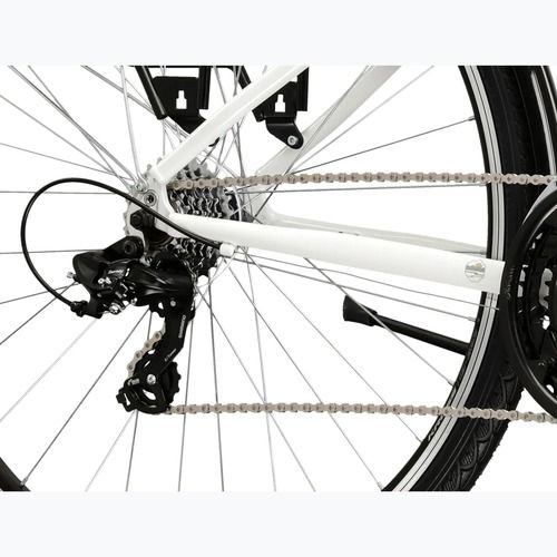 Dámsky trekingový bicykel KROSS Trans 1.0 In white/grey/gloss