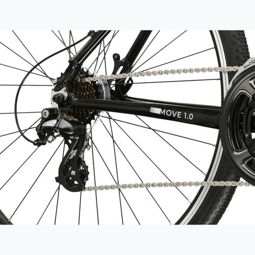 Mestský bicykel pánsky KROSS Move 1.0 black/silver/gloss