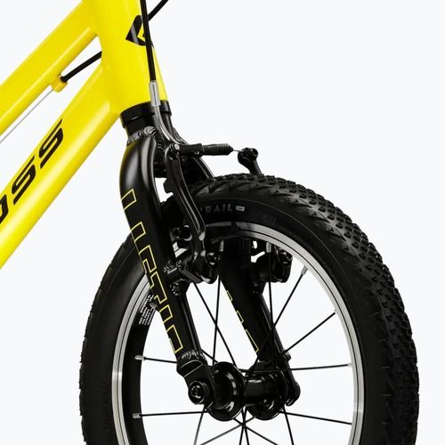 Detský bicykel KROSS Liftie 14 yellow/black/matte