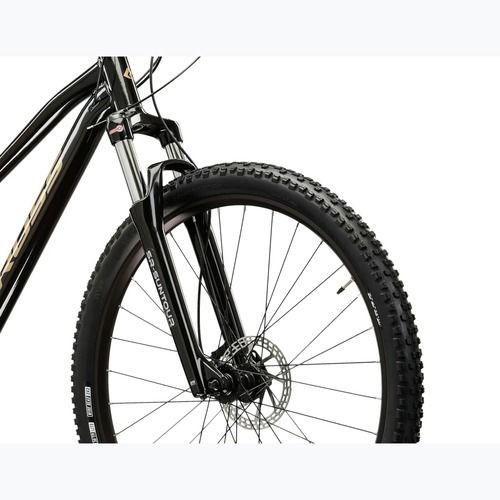 Dámsky horský bicykel KROSS Lea 5.0 27,5" black/gold/gloss