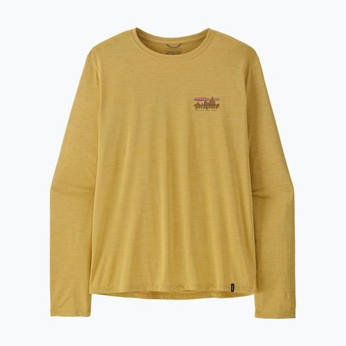 Pánske tričko longsleeve Patagonia Capilene Cool Daily - '73 Skyline limestone yellow/light limestone yellow c-dye