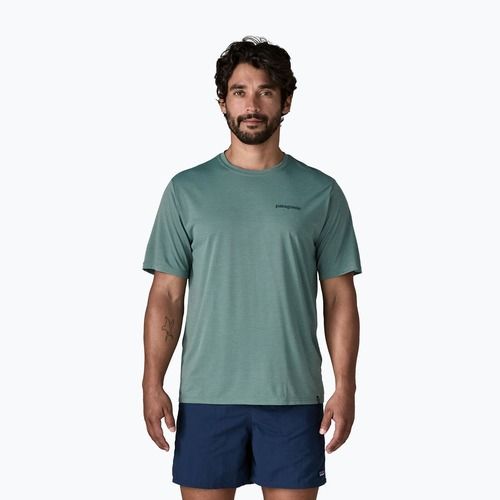 Pánske tričko Patagonia Capilene Cool Daily - Boardshort Logo blue sage/light blue sage x-dye
