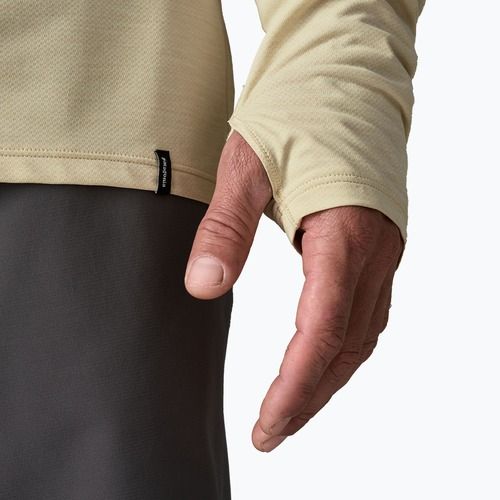 Pánska mikina Patagonia Capilene Ultra Hoody pumice/dyno white x-dye