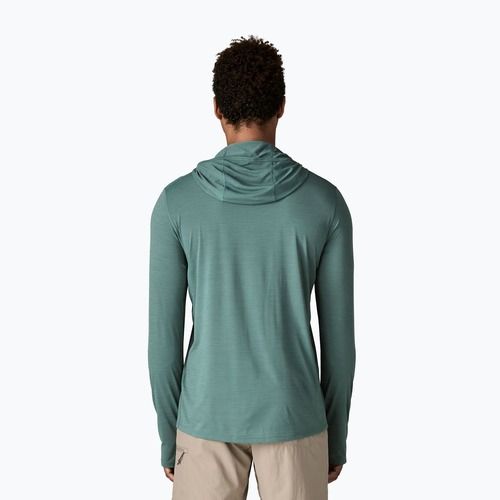 Pánska mikina Patagonia Capilene Ultra Hoody blue sage/light blue sage x-dye