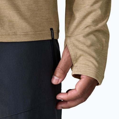 Pánske tričko longsleeve Patagonia Capilene Cool Sun seabird grey/light seabird grey x-dye