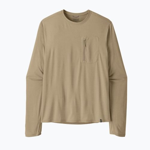 Pánske tričko longsleeve Patagonia Capilene Cool Sun seabird grey/light seabird grey x-dye