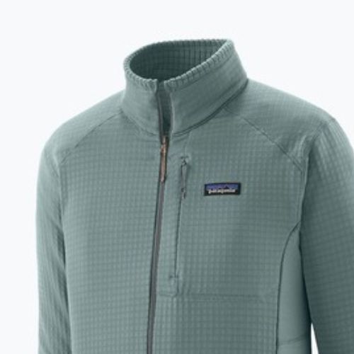 Pánska fleecová mikina Patagonia R1 Hybrid blue sage