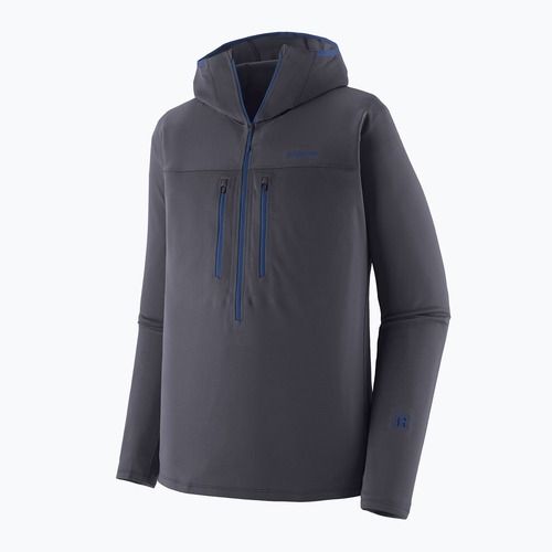 Pánska mikina Patagonia R1 Ultralight Hoody smolder blue