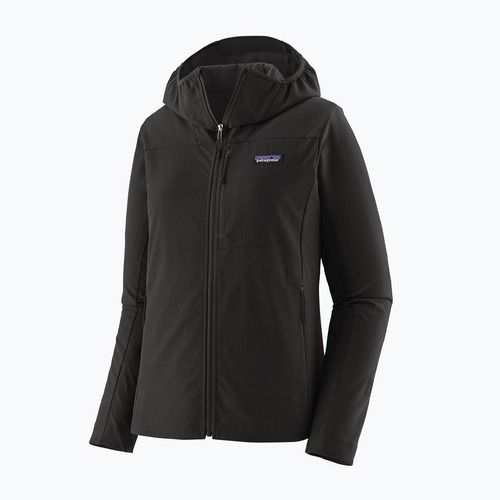 Dámska softshellová bunda  Patagonia R1 CrossStrata Hoody black