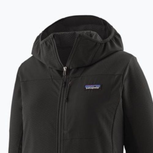 Dámska softshellová bunda  Patagonia R1 CrossStrata Hoody black