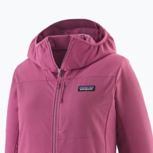 Dámska softshellová bunda Patagonia R1 CrossStrata Hoody faded magenta