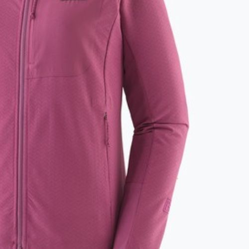Dámska softshellová bunda Patagonia R1 CrossStrata Hoody faded magenta
