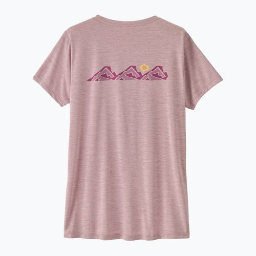 Dámske tričko Patagonia Capilene Cool Daily Shirt - Boardshort Logo quiet violet