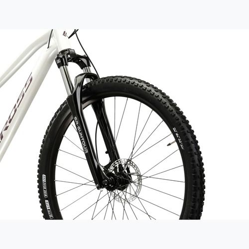 Dámsky horský bicykel KROSS Lea 4.0 In 27.5 white/purple/gloss