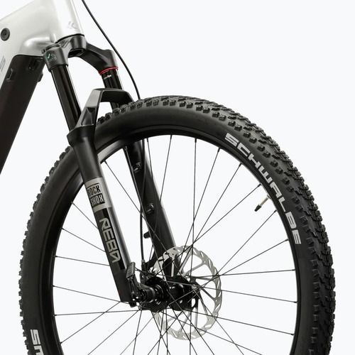 Dámsky elektrický bicykel KROSS Influx Hyb 5.0 W 27.5 el. 800 Wh silver/blue/gloss