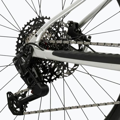 Dámsky elektrický bicykel KROSS Influx Hyb 5.0 W 29 cells 800 Wh silver/blue/gloss