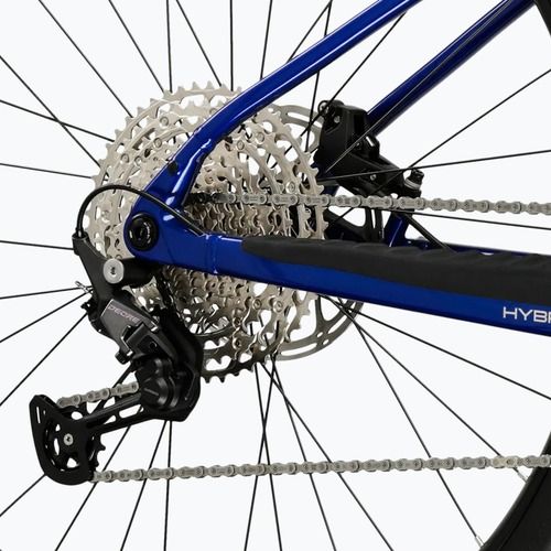 Elektrický bicykel KROSS Influx Hyb 4.0 29 el. 800 Mh blue/light blue/gloss