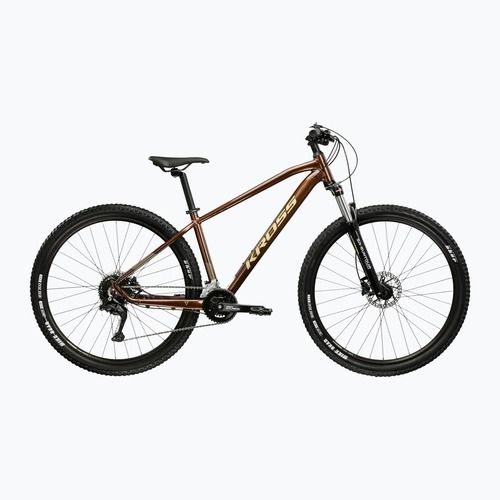 Horský bicykel KROSS Hexagon 5.0 27.5" brown/gold/gloss