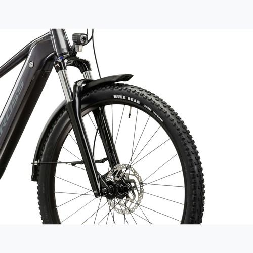 Elektrický bicykel KROSS Hexagon Boost 1.0 Eq el. graphite/graphite/gloss