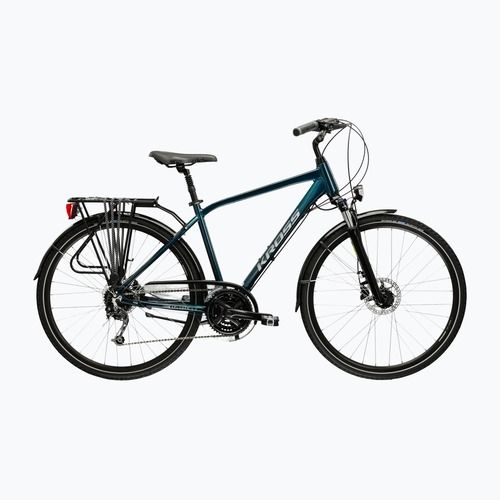 Trekingový bicykel KROSS Explorer 4.0 turquoise/silver/gloss