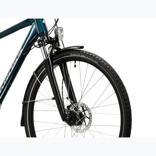 Trekingový bicykel KROSS Explorer 4.0 turquoise/silver/gloss