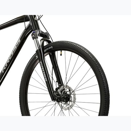 Krosový bicykel KROSS Evado 7.0 black/silver/gloss