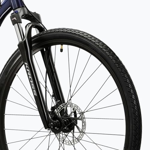 Krosový bicykel KROSS Evado 5.0 navy/silver/gloss