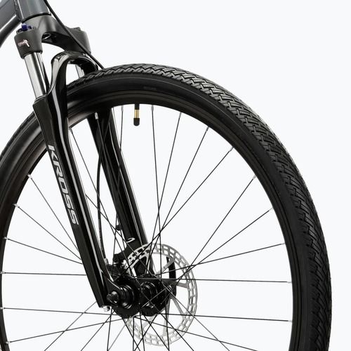 Krosový bicykel KROSS Evado 5.0 grey/black/gloss