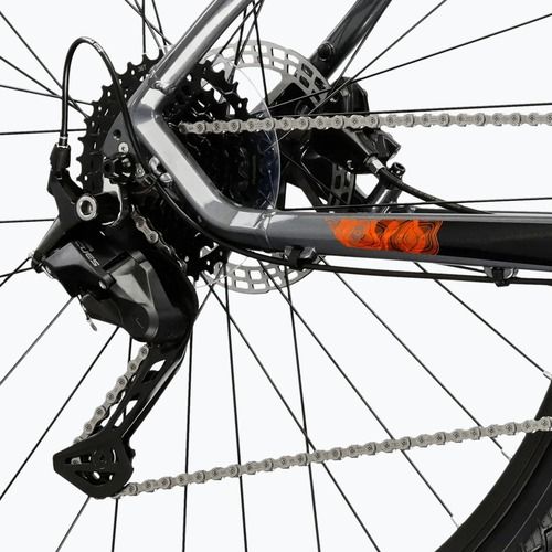 Krosový bicykel KROSS Evado 5.0 grey/black/gloss