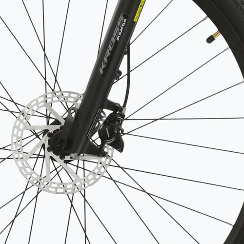 Dámsky crossový bicykel KROSS Evado 5.0 In black/turquoise/gloss