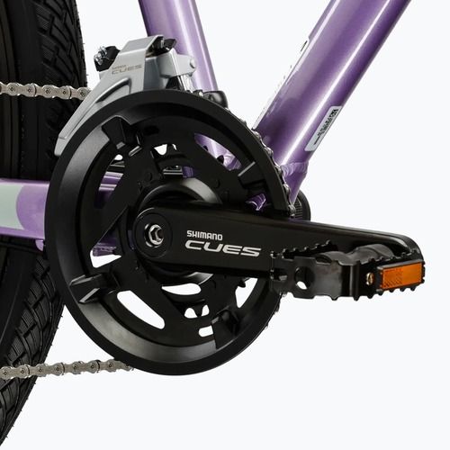 Dámsky crossový bicykel KROSS Evado 5.0 In purple/black/gloss