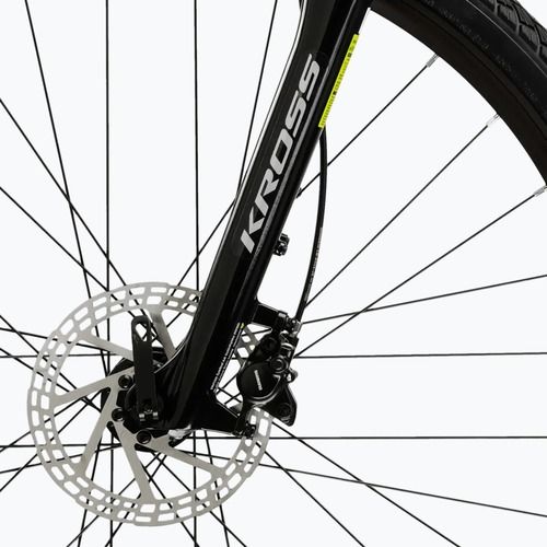 Dámsky crossový bicykel KROSS Evado 5.0 In grey/blue/gloss