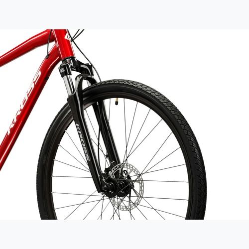 Krosový bicykel KROSS Evado 4.0 burgundy/white