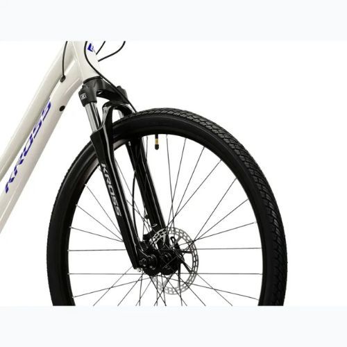 Dámsky crossový bicykel KROSS Evado 4.0 In grey/navy blue